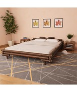 Bed Frame Dark Brown Bamboo 160x200 cm - £734.70 GBP