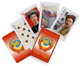 USSR Souvenir 54 Playing Cards Deck CCCP Pack New Sealed - £14.59 GBP