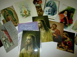 HOLY CARDS COLLECTION  ASSORTED VARIOUS TIMES AND DATES COLLECTIBLES #4 - £18.16 GBP