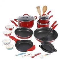 Nonstick Cookware Set 24-Piece Aluminum Non-stick Pots and Pans Kitchen Utensils - £85.67 GBP