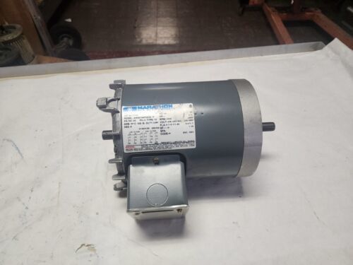 Marathon 1 HP 3 ph. 3450 RPM Motor 56C Frame 208-230/460 V Cat P104 - $139.99