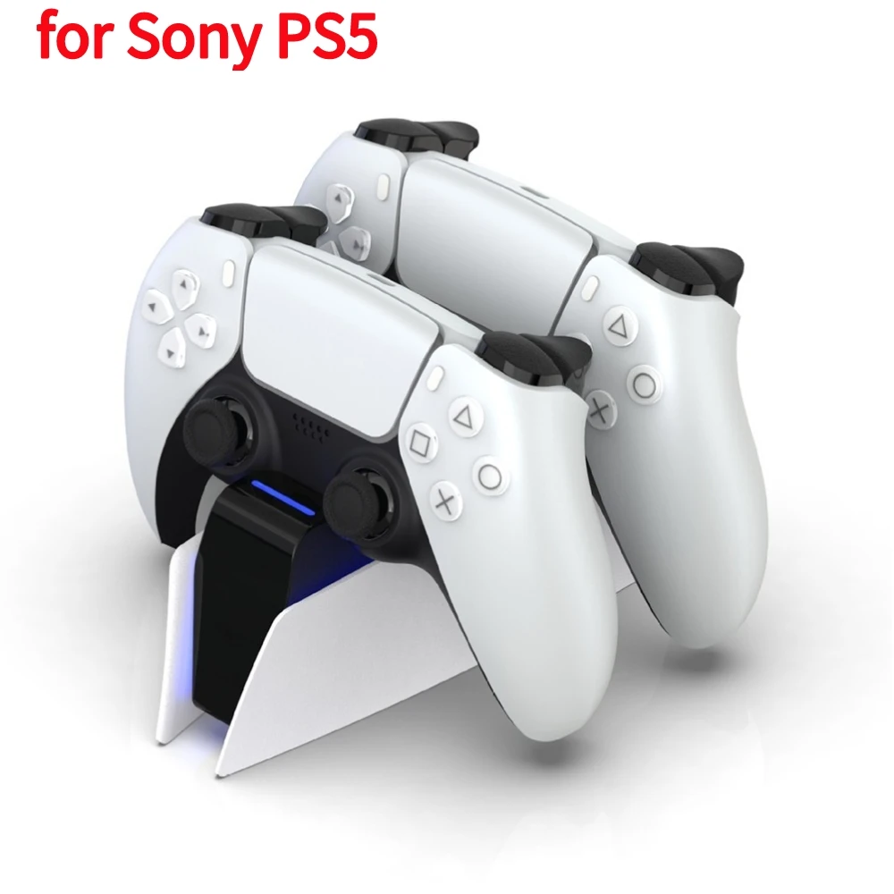 Gamepad USB Type-C Dual Charging Cradle for Sony PS5 Wireless Gamepad Charger - £17.46 GBP