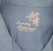 Tommy Bahama Hawaiian Lounge Silk Shirt Men&#39;s Large Blue - £19.74 GBP