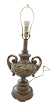 Vintage Table Lamp Metal Trophy Style Lamp, Antique-Style Lamp, 27in Height - £104.88 GBP