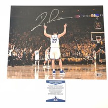 Zaza Pachulia signed 11x14 photo BAS Beckett Golden State Warriors Autographed - £39.95 GBP