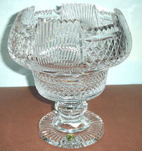 Waterford Crystal Heritage Prestige Footed Centerpiece Bowl 9&quot; Ireland $... - $1,177.76 CAD