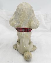 Little Paws Poodle Dog Figurine White Sculpted Pet 5.1" High Rare Collectible image 5