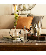 Modern Hanging Bottle Vase in Circle Stand (Set of 4) - $1,695.02 MXN