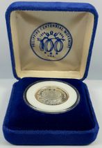 1898 - 1998 PHILIPPINE CENTENNIAL SILVER MEDAL COIN BOX COA AGUINALDO RAMOS - £334.37 GBP