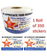 1 Roll of 350 eBay Thank You for Your Purchase Shipping Labels Stickers ... - €11,97 EUR