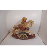 Christmas Musical Rocking Horse with Bear by World Bazaars Inc - £13.08 GBP