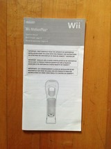  Nintendo Wii MotionPlus Operations Guide Instruction Manual Booklet OEM - £9.30 GBP