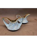 Lusterware Pearl China Cream / Sugar Holder Hand Decorated 22 Kt Gold MC... - $47.17 CAD