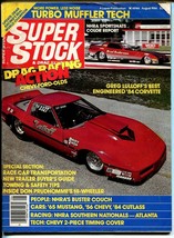 Super Stock &amp; Drag Illustrated 8/1984-&#39;84 Corvette-Buster Couch-NHRA-AHRA-VG - £25.50 GBP