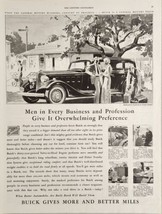 1933 Print Ad Buick Four-Door Cars with Valve in Head Engines General Motors - £16.22 GBP