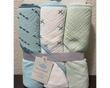 Cloud Island 3-Pack Infant Hooded Towels Mint Green Bath - £10.74 GBP