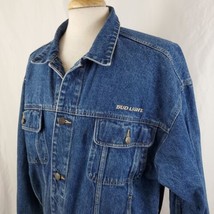 Bud Light Denim Jean Jacket XL Embroidered Button Up Cotton Anheuser-Bus... - £31.96 GBP