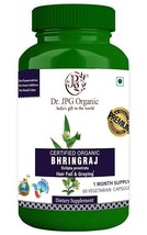 Organic Bhringraj Capsules For Hair Fall &amp; Graying 60 Capsules - £11.83 GBP