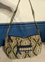 Vera Bradley Green Blue Cambridge Maggie Purse Shoulder Bag Top Zip 7.5x... - £15.32 GBP