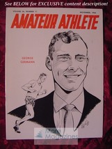 Amateur Athlete Aau Magazine November 1965 George Germann Track &amp; Field - £2.97 GBP