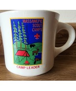 Boy Scouts Camp Leader Massawepie Scout Camps Mug BSA Tent Wildlife Scen... - $12.89 CAD
