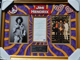 Jimi Hendrix Signed Photo X3 Framed - Mitch Mitchell, Noel Redding w/COA - £8,614.52 GBP