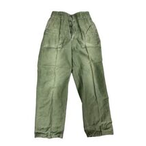 50s-VTG USMC Military Trousers Green Side Button Tab OG 107 5 Button Fly... - $135.00