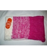 Wonder Nation Girls Snood Neck Scarf Fleece Lined Pink Frost Stripe NEW - £7.38 GBP