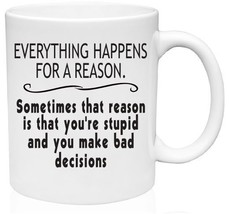 MG23 Happens For A Reason Mug Free Shipping - £11.17 GBP