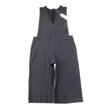 NWT Eileen Fisher V-neck Crop Jumpsuit in Graphite Washable Stretch Crep... - £71.64 GBP