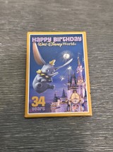 Vintage Walt Disney World Happy 34th Birthday Button Pin  Dumbo - $4.91
