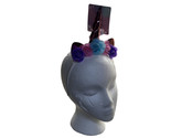Greenbrier Rainbow Unicorn Metallic Horn W/Flowers Headband - £10.98 GBP