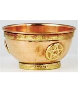 Copper Offering Bowl with Pentagram Embellishments! - $290.02 MXN