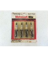 4-Pack Ford Motorcraft OEM Spark Plugs AWSF24C Replaces AWSF24 Made in USA - $7.99