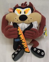 Wb Looney Tunes Taz Tasmanian Devil W/ Guitar 12&quot; Plush Stuffed Animal Toy New - £15.57 GBP