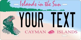 Cayman Islands In Sun License Plate Personalized Custom Auto Bike Motorcycle Tag - £8.33 GBP+