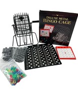 Deluxe Metal Bingo Cage Spin Masters Family Game Random Ball Selector - £14.71 GBP