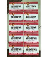 Lot (10 pcs) YORKTOWN Extra Fine Premium Beer Labels (Reading, PA) - unused - $9.70