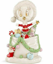 Lenox Tweety Holiday Gifts Galore Looney Tunes Bird Figurine New - £71.10 GBP
