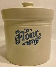 Pfaltzgraff Yorktowne FLOUR Stoneware Canister 3 1/2 Qt - Great for Decor or Use - £32.12 GBP