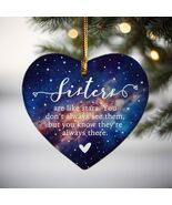 Sisters Are Like Stars Keepsake Gift, Christmas Ornament for Sister,... - $15.99