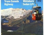 Lake Louise Whitehorn Sedan Lift Brochure 1960&#39;s Canada - $13.86