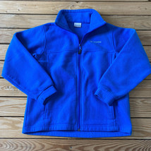 Columbia boy’s full zip fleece jacket size 14/16 Blue O7 - £10.67 GBP