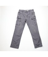 Vtg Carhartt Mens 36x32 Faded Spell Out Relaxed Fit Wide Leg Cargo Pants... - $82.12 CAD