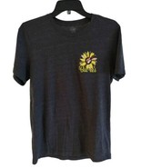 Buc-ees Tee Shirt The Best Things Are Wild &amp; Free Medium Gray Sunflower ... - £15.62 GBP