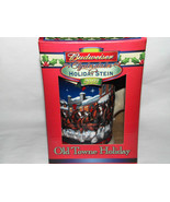 Budweiser Old Town Holiday Clydesdales Holiday Stein Mug 2003 NIB - £4.69 GBP