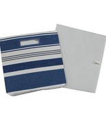 Better Homes &amp; Garden™ ~ Indigo Hearth Stripe ~ 12.75&quot; ~ Fabric Storage ... - €30,19 EUR