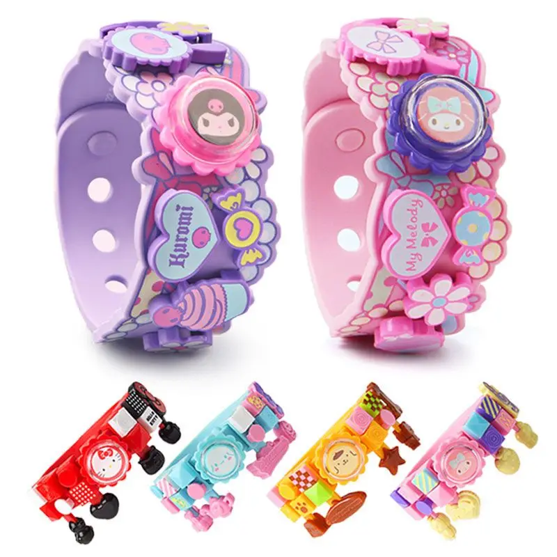 Kawaii Hello Kitty Sanrio building block bracelet cute My melody creative - £12.44 GBP