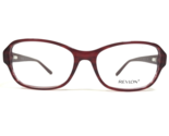 Revlon Eyeglasses Frames RV5049 512 BERRY Red Horn Square Full Rim 53-16... - £44.22 GBP
