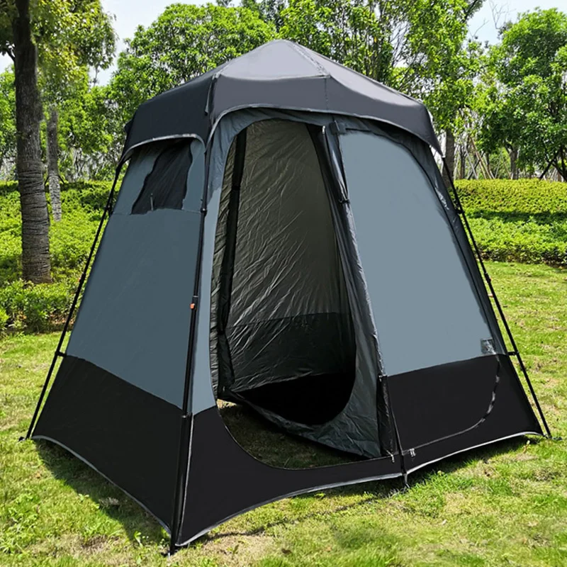 2Rooms 2Persons Multipurpose Hydraulic Automatic Changing Tent Large Size Strong - £166.44 GBP